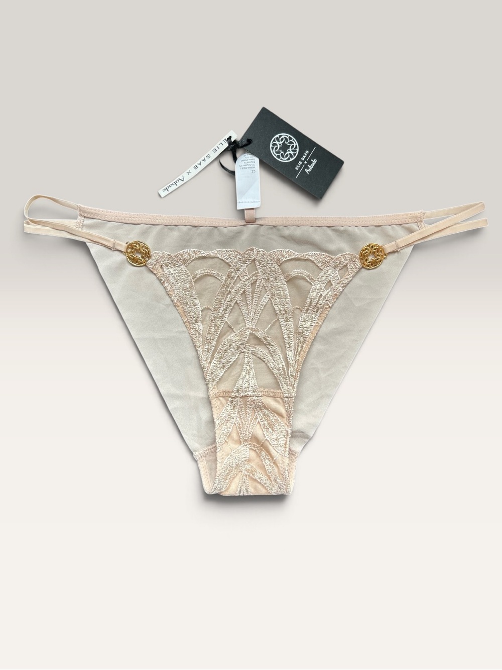Elie Saab x Aubade My Desire Love Affair Hipster Briefs Blush Lace Panties Small